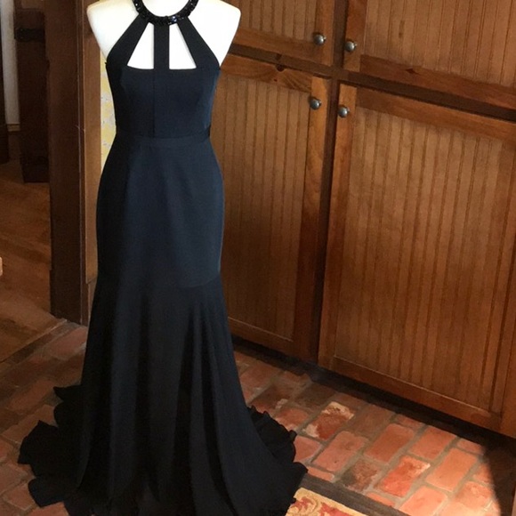 BCBGMaxAzria Dresses & Skirts - BCBG Maxazria Size 6 Black long gown